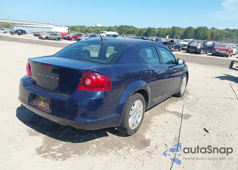 2014 Dodge Avenger Se z USA, uszkodzony, nr VIN 1C3CDZAB1EN182957